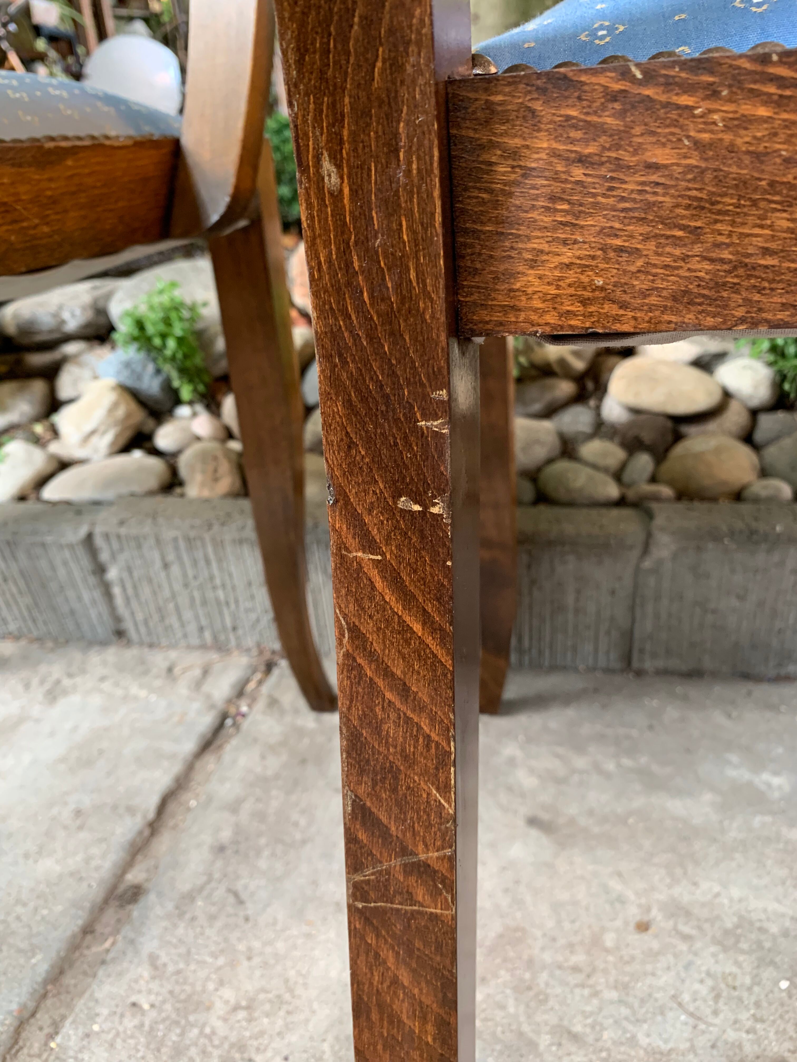 Art Deco bridge chairs