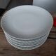 10 flat plates white porcelain from Berry