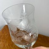 Coupe en verre en forme de calice