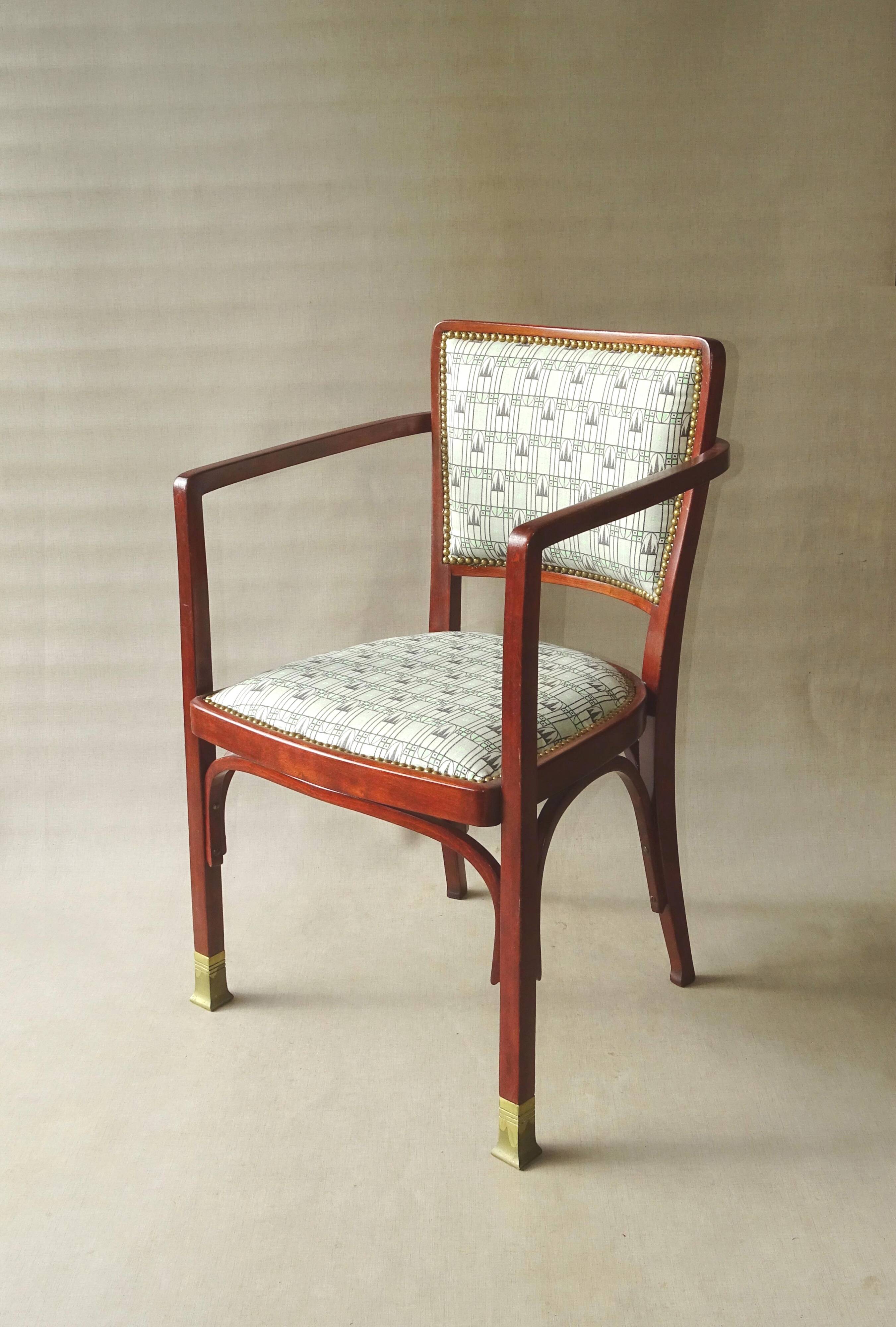 Kohn Armchair No. 719, Vienna Secession 1905 (Siegel /Moser)