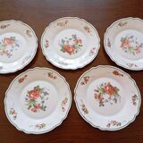 10 assiettes à dessert Arcopal "Ronsard"