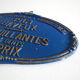 Plaque agricole bleue de 1965