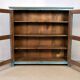Burmese teak showcase with original blue patina