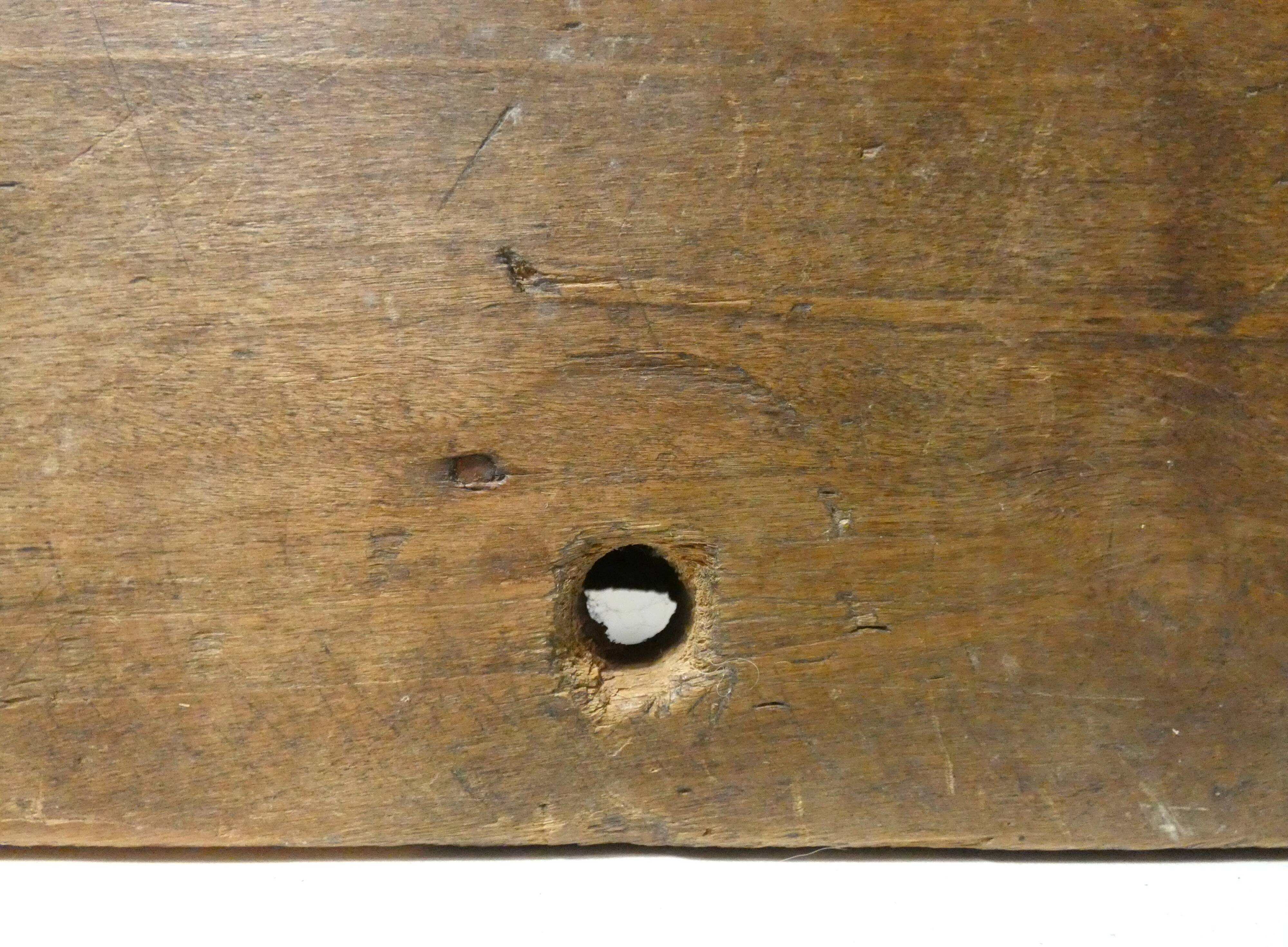 vintage wooden writing desk side table