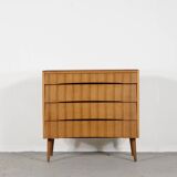 Commode Avalon du milieu du siècle en teck. Style vintage moderne et rétro.