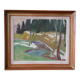 Hjalmar Lundström, Swedish Oil Painting, 1940s, Framed