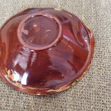 Glazed terracotta salad bowl