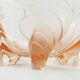 French art deco cup 1920s 1930s in pink glass