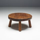 Brutalist Folk Art Coffee Table, France, 19th Century