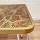 Design dining table with scandinavian stamp "1950".