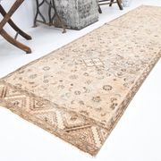 3x10 Nuances De Beige Tapis Terrestre Persan, 81x295Cm