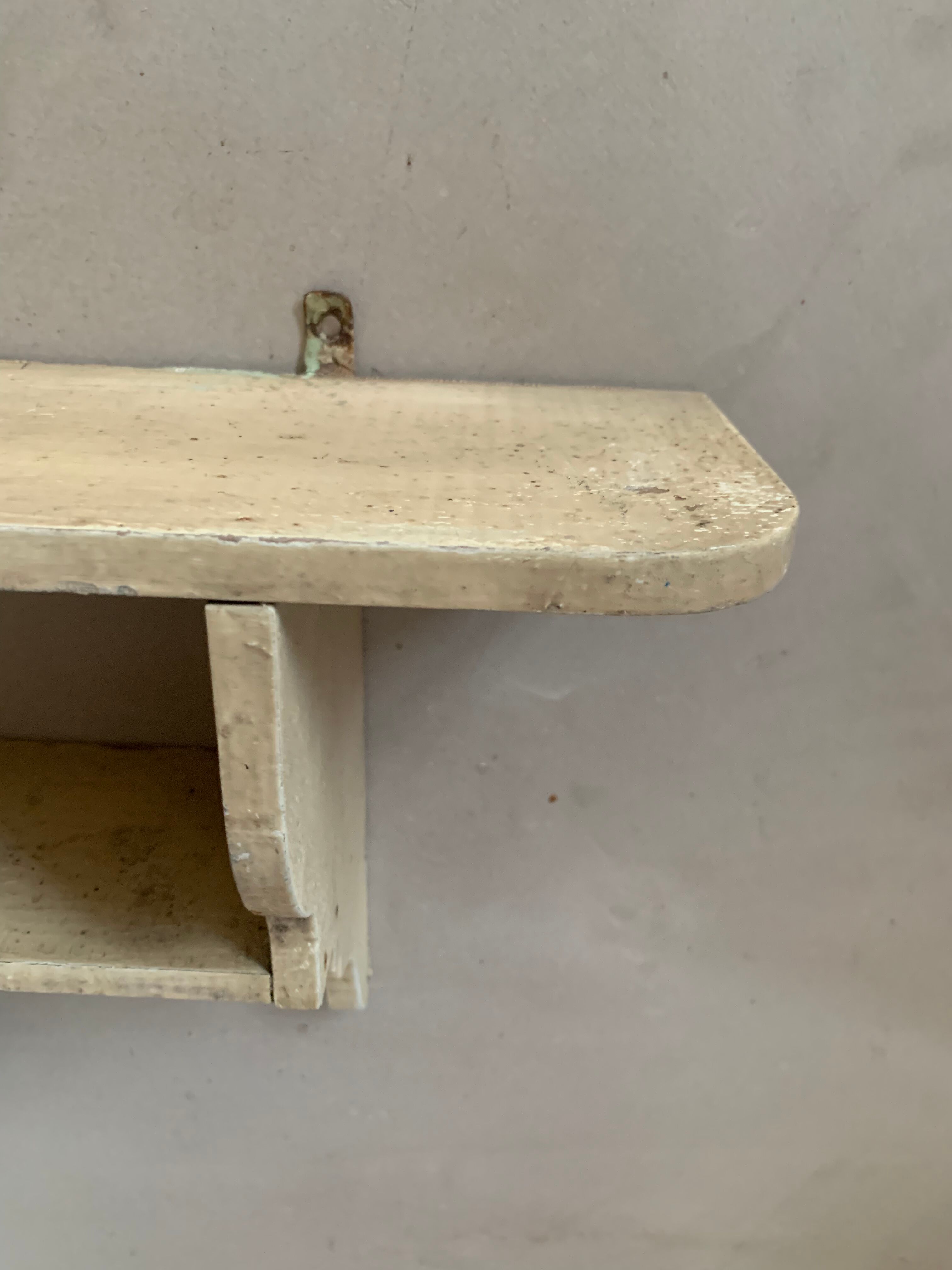 Antique wall shelf