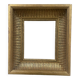 Thick old golden frame 26x23cm