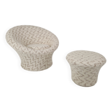 Mushroom Armchair and Ottoman by Pierre Paulin for Artifort, 1960's