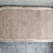 Renovated rattan coffee table