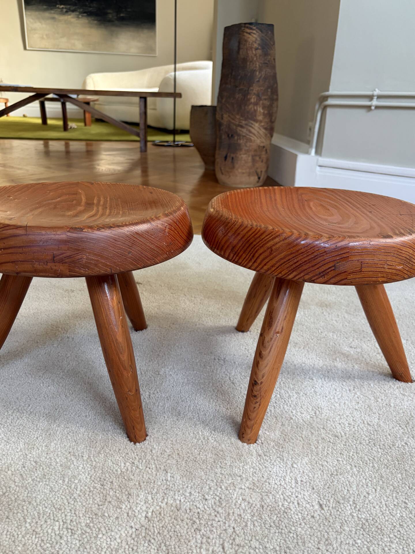 Original Berger Perriand stools