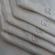 6 old monogrammed G cotton napkins