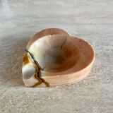 Vintage Onyx Heart Ashtray