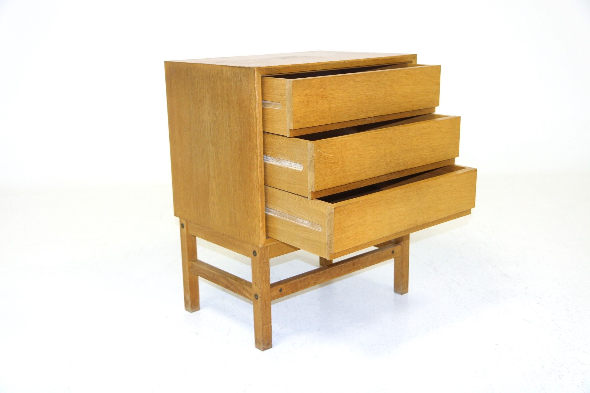 Oak chest of drawers, Sweden, 1970