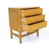 Oak chest of drawers, Sweden, 1970