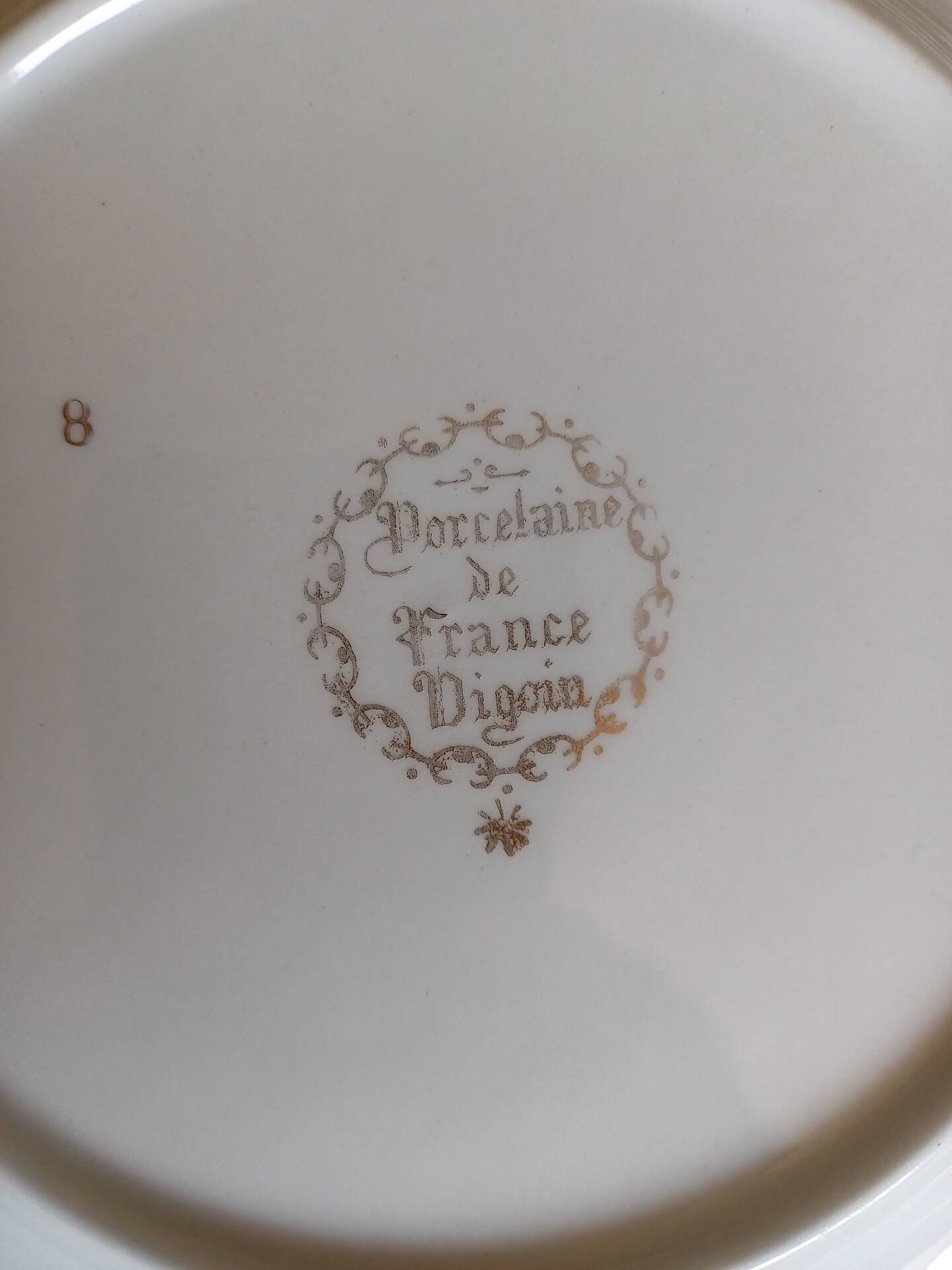 Dessert plates Digoin ×10
