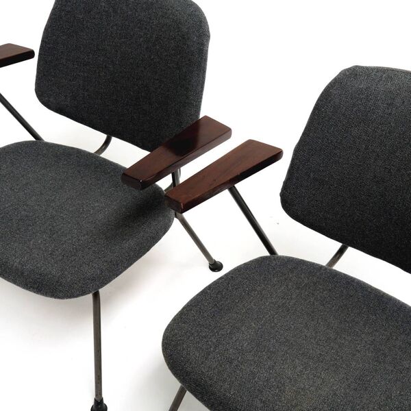 Ensemble de deux fauteuils par Gijs Van Der Sluis, 1960s