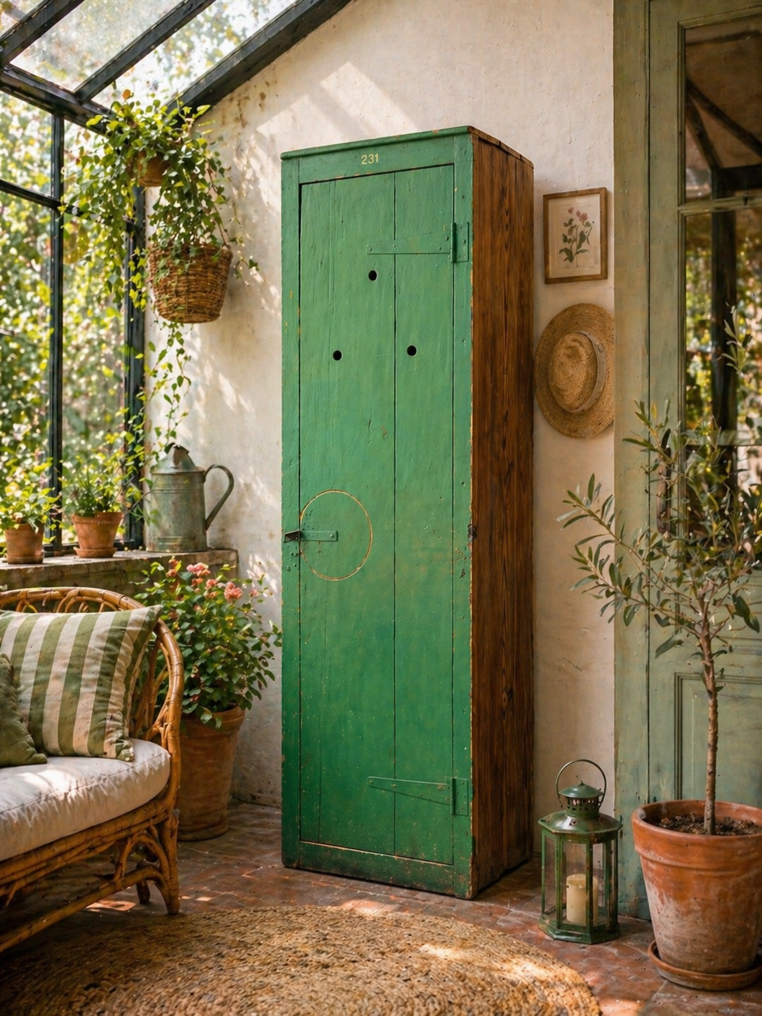 Green workshop cabinet 1940