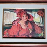Tableau "Parisienne du second empire"