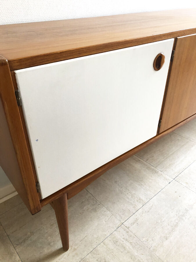 Vintage Scandinavian teak row, 1970