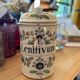 Old earthenware pharmacy pots