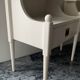 Paire de chevets scandinaves en bois blanc
