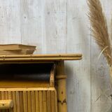 Louis Sognot rattan desk