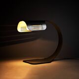 Colomba brushed aluminium table lamp by Walter & Moretti, 1970s