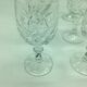 Cut crystal glasses: duo, 6 champagne, wine and water glasses from the 60s