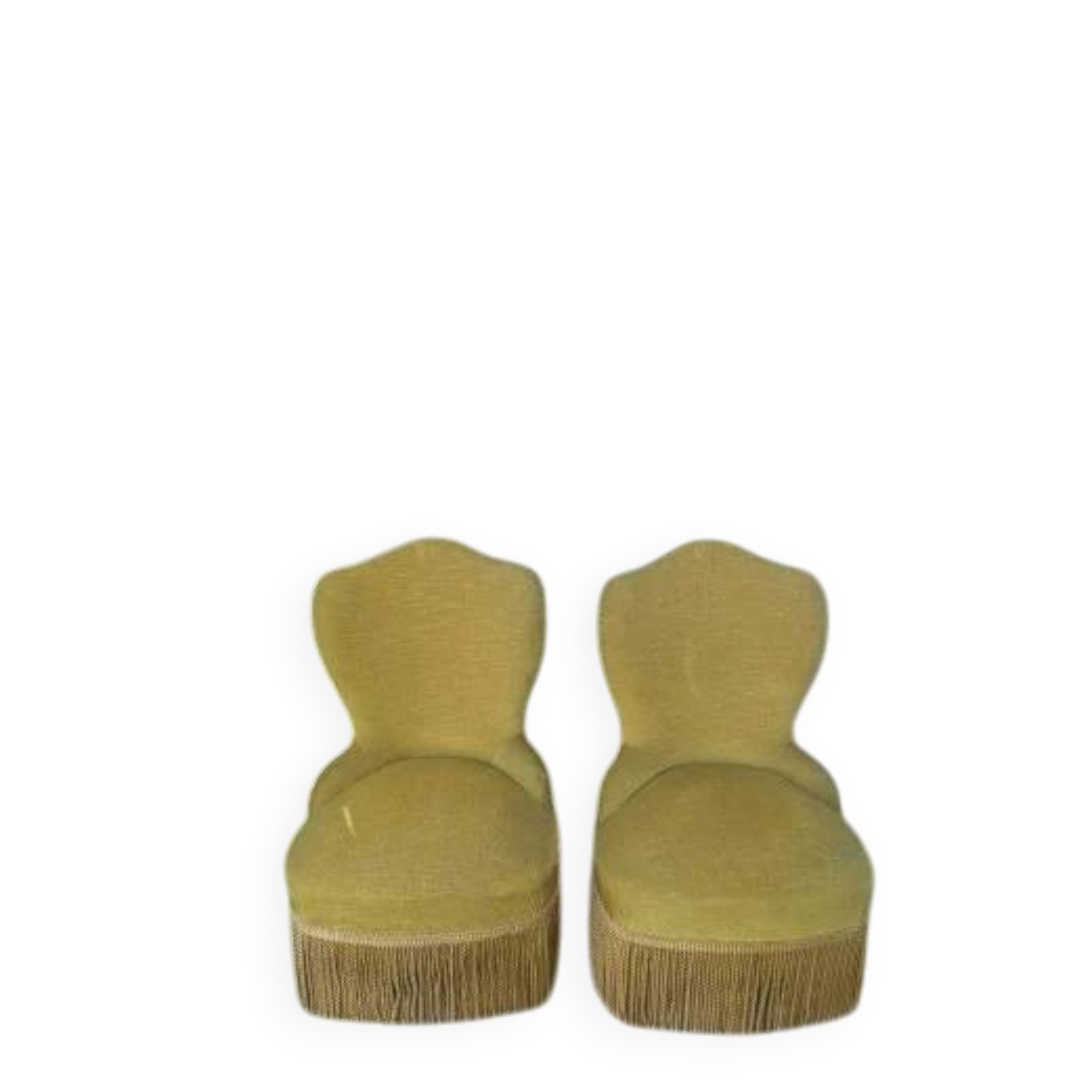 Pair of toad armchairs