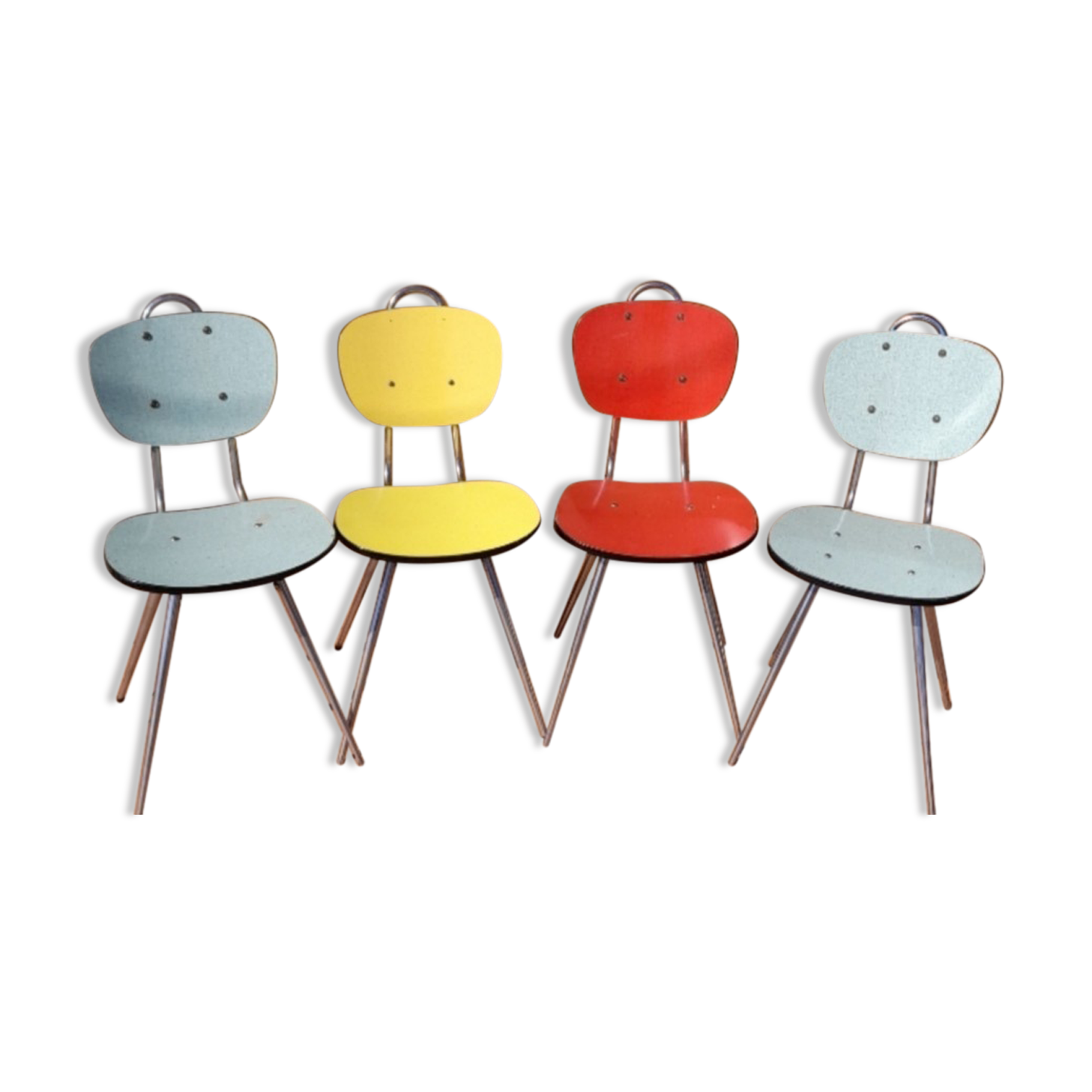 4 chairs formica year 1970