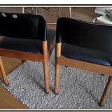 Pair of chairs Piarotto Italy vintage 1980