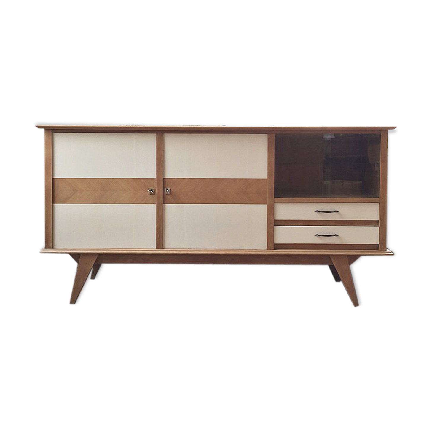 Enfilade vintage beech and white