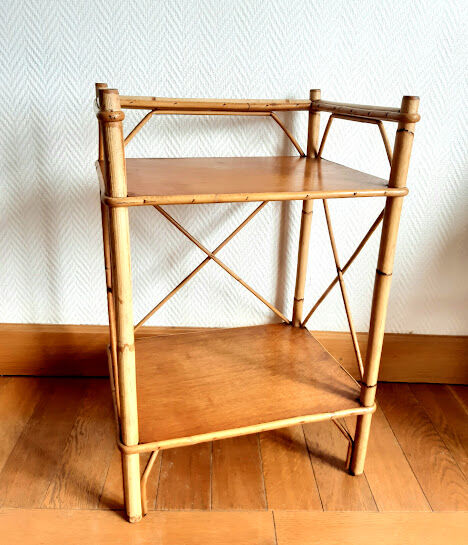 Rattan shelf 1960