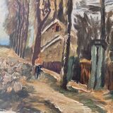 J.gibert huile sur toile