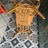 Rectangular coffee table door reviews in vintage rattan and wicker