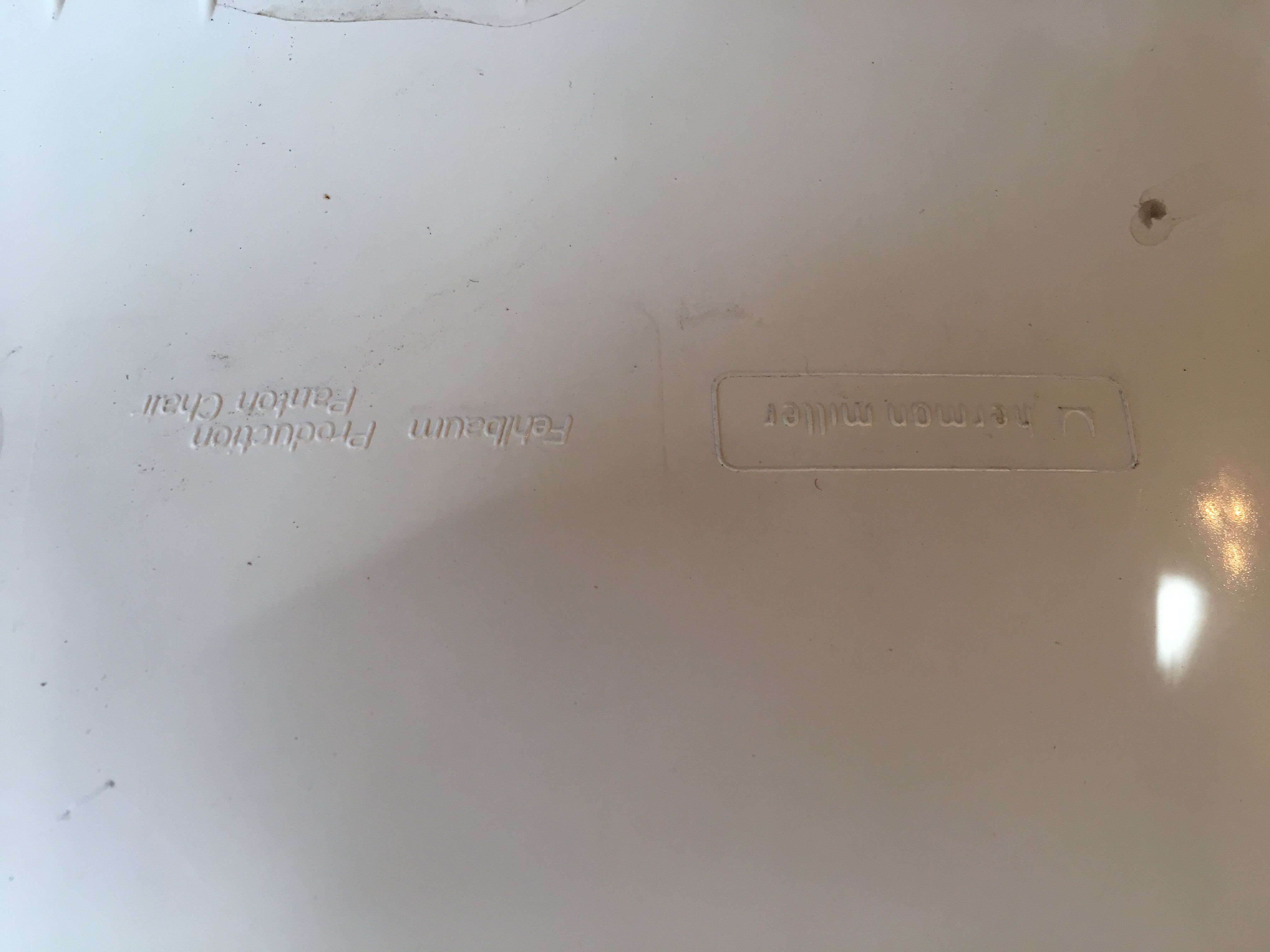 Panton chair by Verner Panton Herman Miller edition 1974