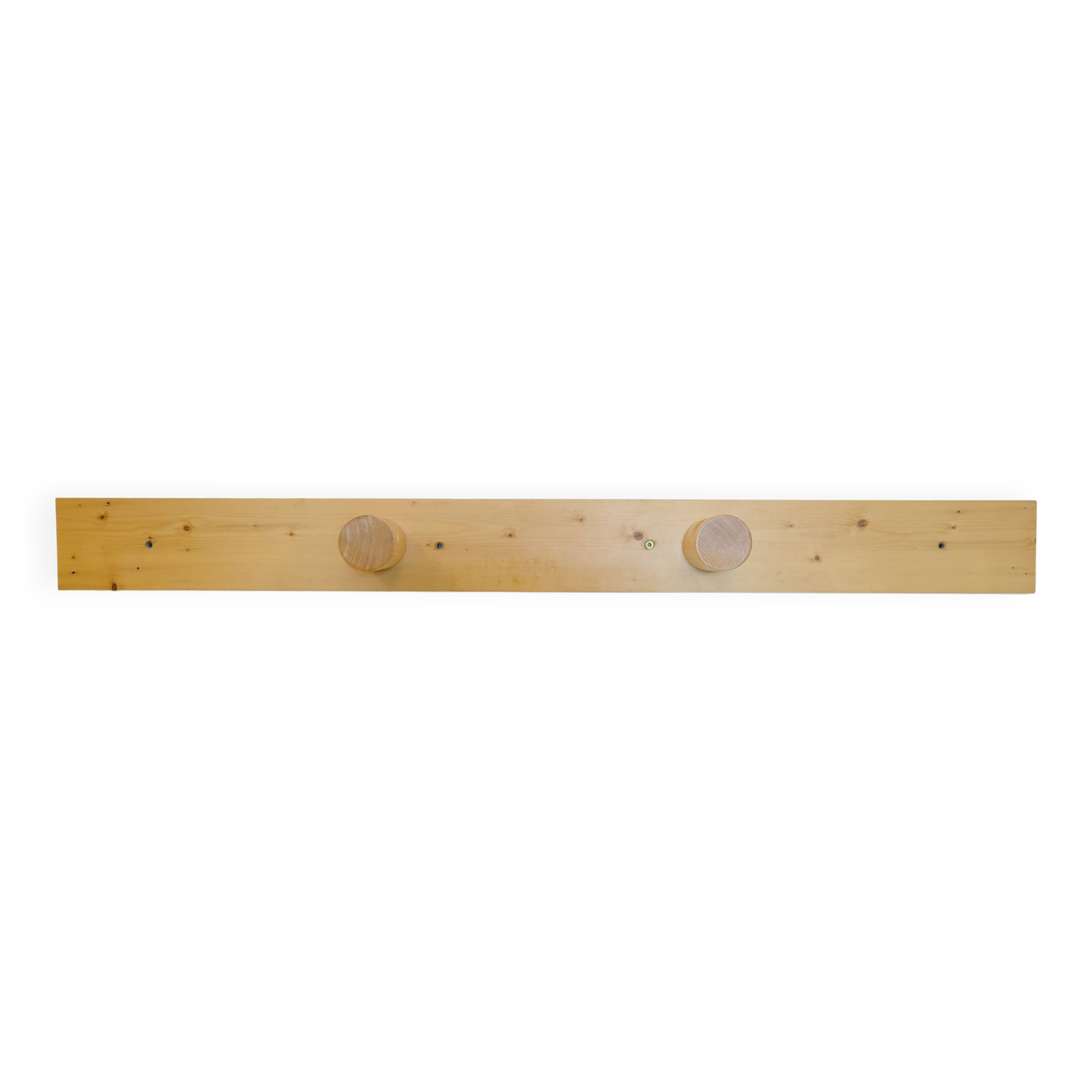 Charlotte Perriand, solid pine coat rack, 104 cm.