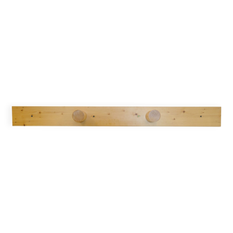 Charlotte Perriand, solid pine coat rack, 104 cm.