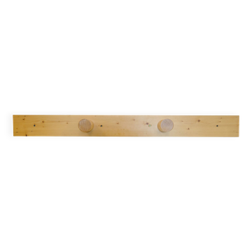 Charlotte Perriand, solid pine coat rack, 104 cm.