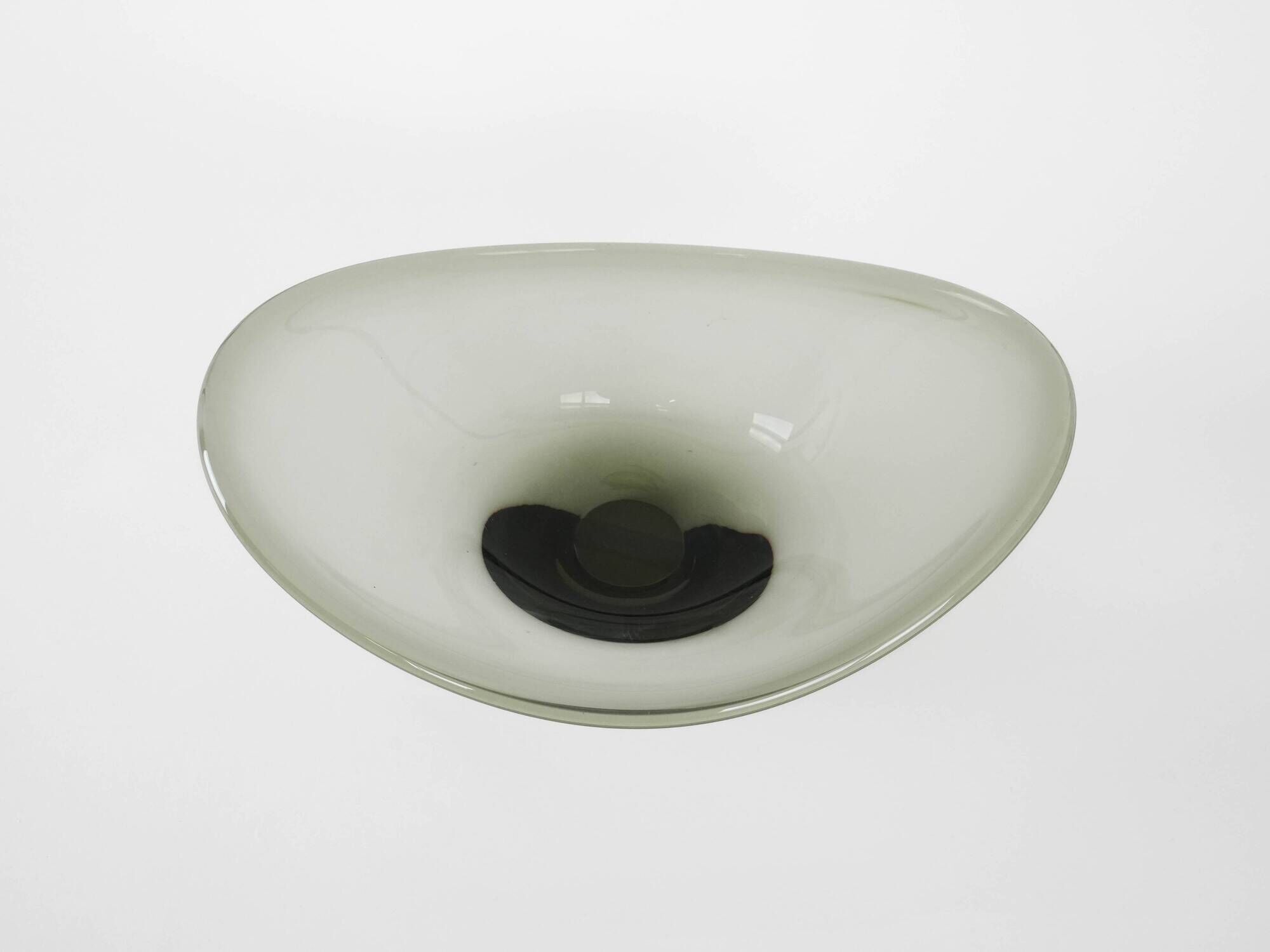Selandia platter, Danish design, 1950s, manufacturer: Holmegaard, designer: