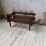 Small modernist oak planter from the 1950s