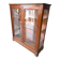 Brown display cabinet – Classic style – Storage – Wood and glass