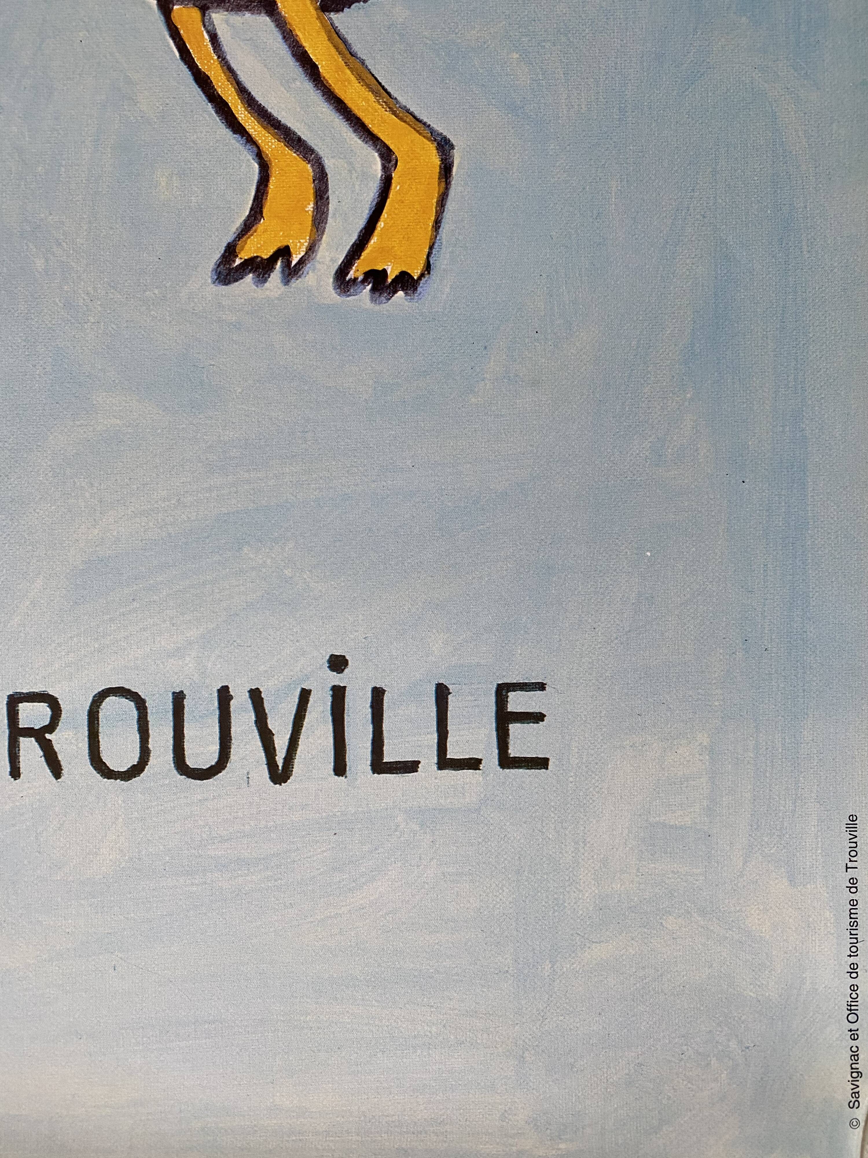 Original poster "Trouville Festival du nouveau rire" 46x61cm 90's