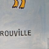 Affiche originale "Trouville Festival du nouveau rire" 46x61cm 90's